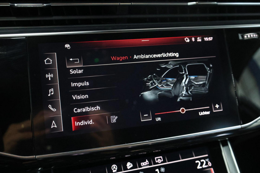 Audi Q7 55 TFSI e quattro 381+PK 3x S-line BTW/MAXTON/B&O/SFEER/PANO/LUCHT/ALCANTARA+S.VERWARMING+MEMORY/22"/ACC/12 MND GARANTIE