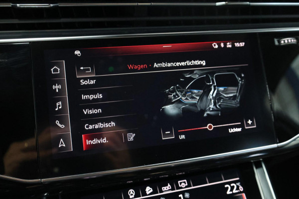 Audi Q7 55 TFSI e quattro 381+PK 3x S-line BTW/MAXTON/B&O/SFEER/PANO/LUCHT/ALCANTARA+S.VERWARMING+MEMORY/22"/ACC/12 MND GARANTIE