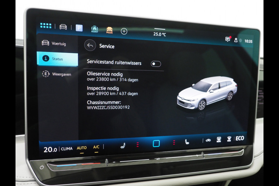Volkswagen Passat Variant 1.5 eHybrid Elegance 204PK | 5 Jaar Garantie | Panoramadak | Leder/Alcantara | Massage | Trekhaak | HUD | Keyless | Sfeerlicht