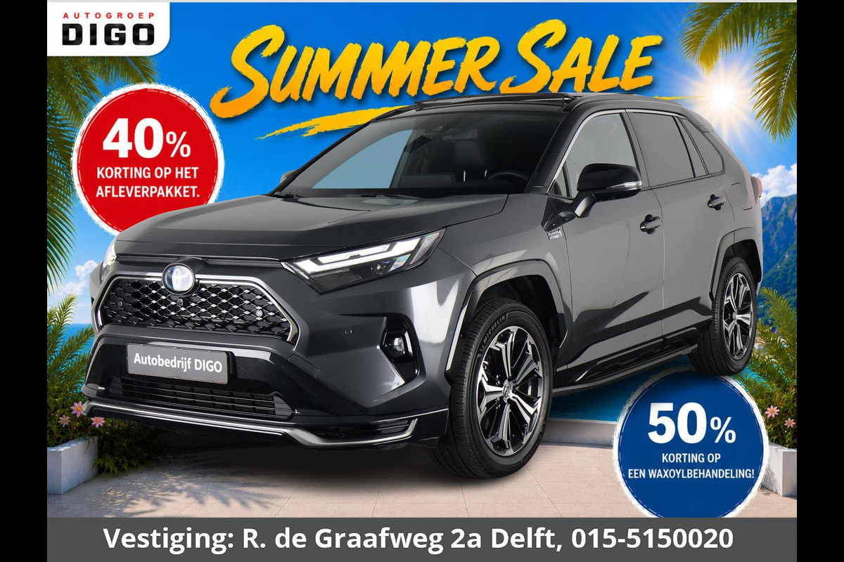 Toyota RAV4 2.5 Plug-in Hybrid AWD Bi-Tone Plus | 1500 KG trekgewicht | JBL Audio | Schuif-/Kanteldak | Stoelverwarming & ventilatie | Memory Seats |