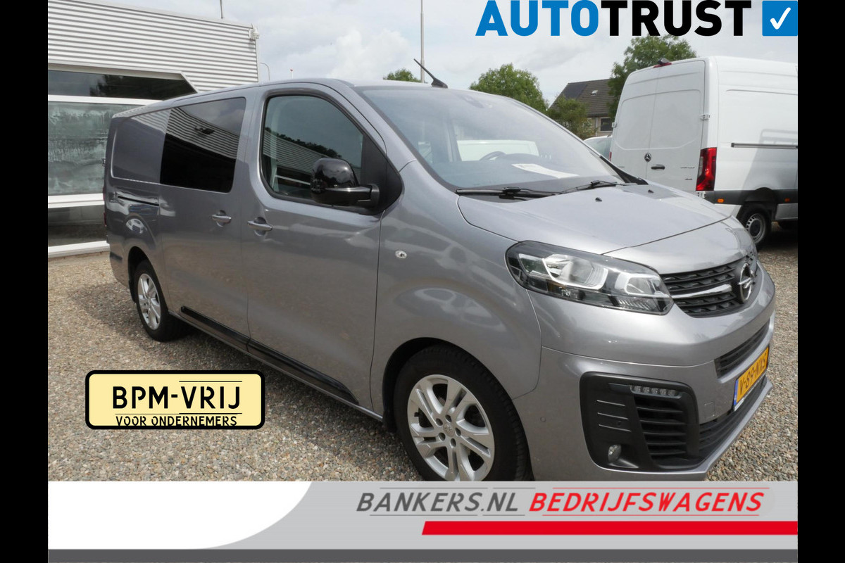 Opel Vivaro 2.0 CDTI 150PK L3 Dubbele cabine AC NAV LMV Haak 2 x Schuifdeur