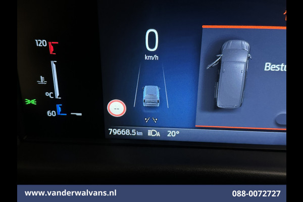 Ford Transit Custom 2.0 TDCI 136pk L2H1 Euro6 Airco | Camera | LED | Cruisecontrol Verwarmde voorruit, Parkeersensoren, Bijrijdersbank, 2740kg trekvermogen