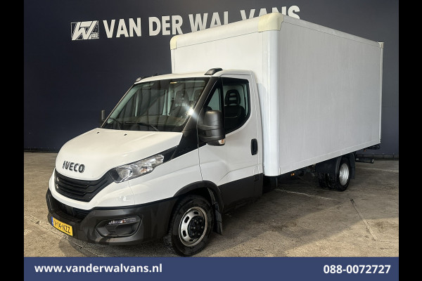 Iveco Daily 35C16H 157pk Bakwagen Laadklep Dubbel Lucht Euro6 Airco | 1010kg laadvermogen Bijrijdersbank