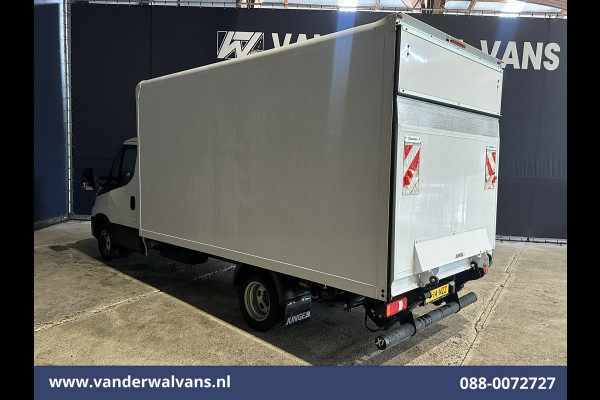 Iveco Daily 35C16H 157pk Bakwagen Laadklep Dubbel Lucht Euro6 Airco | 1010kg laadvermogen Bijrijdersbank