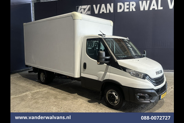 Iveco Daily 35C16H 157pk Bakwagen Laadklep Dubbel Lucht Euro6 Airco | 1010kg laadvermogen Bijrijdersbank