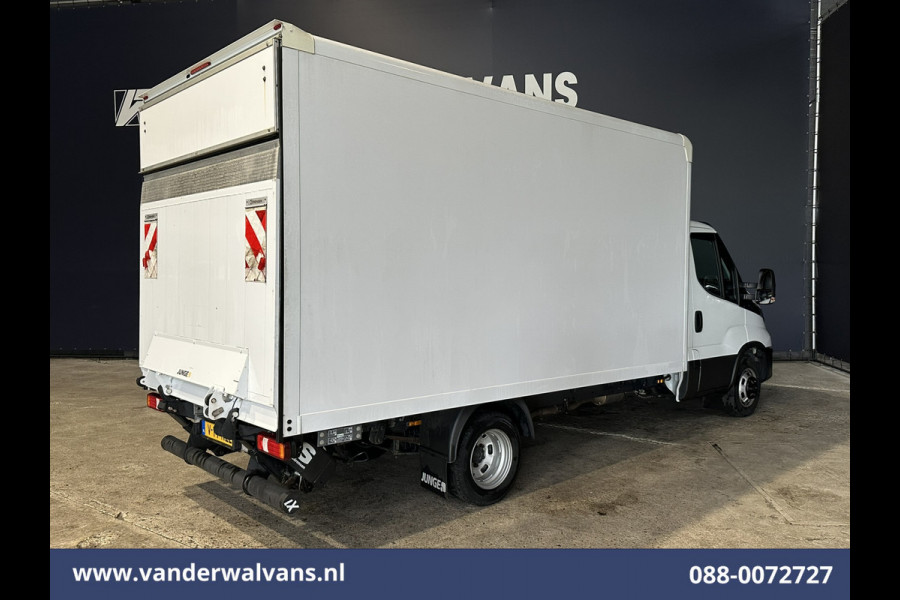 Iveco Daily 35C16H 157pk Bakwagen Laadklep Dubbel Lucht Euro6 Airco | 1010kg laadvermogen Bijrijdersbank