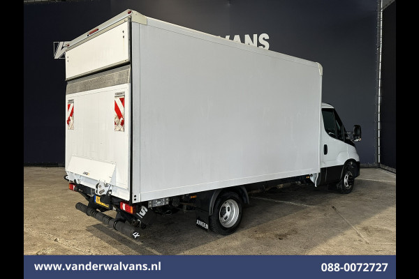 Iveco Daily 35C16H 157pk Bakwagen Laadklep Dubbel Lucht Euro6 Airco | 1010kg laadvermogen Bijrijdersbank