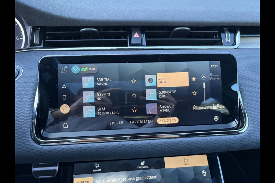 Land Rover Range Rover Evoque 1.5 P300e AWD R-Dynamic SE MERIDIAN AUDIO| ELEKTRISCHE STOEL |PANO|  ELEKTRISCHE ACHTERKLEP| STOEL + STUURVERWARMING| DIT JAAR NOG ONDERHOUD GEHAD!|