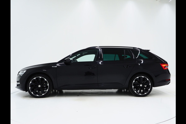 Škoda Superb Combi 1.4 TSI iV Sportline | Leder/Alcantara | Trekhaak | Carbon | 360 | Memory | Keyless | Adaptive Cruise