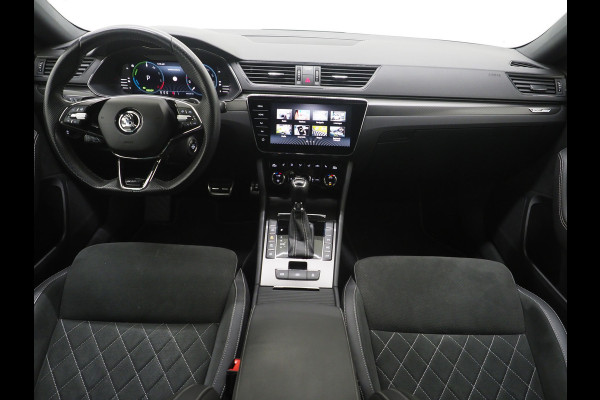 Škoda Superb Combi 1.4 TSI iV Sportline | Leder/Alcantara | Trekhaak | Carbon | 360 | Memory | Keyless | Adaptive Cruise