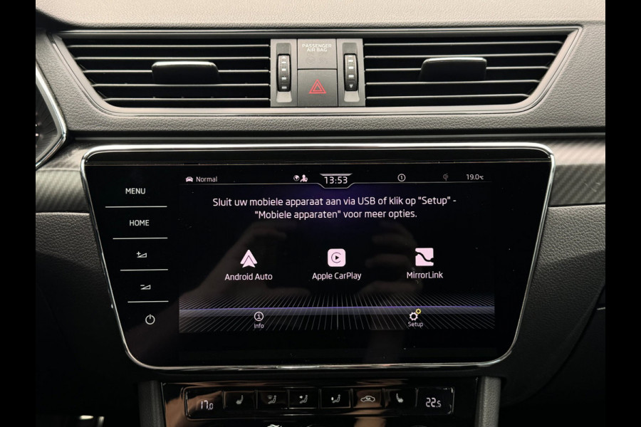 Škoda Superb Combi 1.4 TSI iV Sportline | Pano | Matrix LED | Trekhaak | Memory | ACC | Side Assist | Keyless | Dealer onderhouden