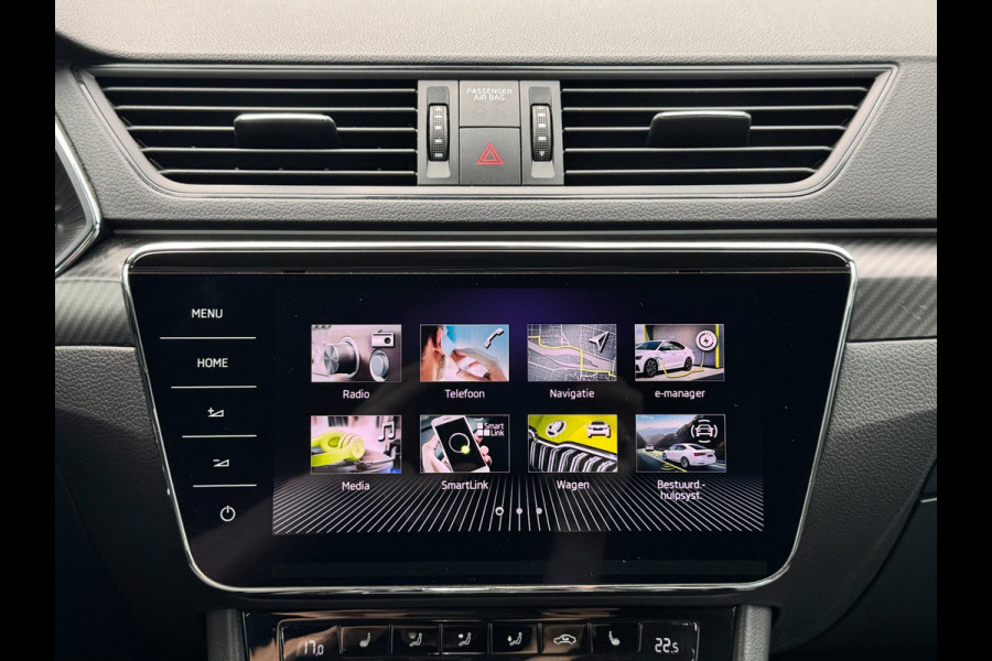 Škoda Superb Combi 1.4 TSI iV Sportline | Pano | Matrix LED | Trekhaak | Memory | ACC | Side Assist | Keyless | Dealer onderhouden