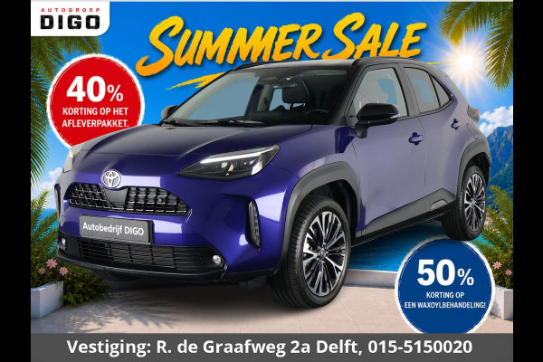 Toyota Yaris Cross 1.5 Hybrid 130 Executive Bi-Tone | HUD | Parkeersensoren | Stuur- & Stoelverwarming | Navigatie | BSM