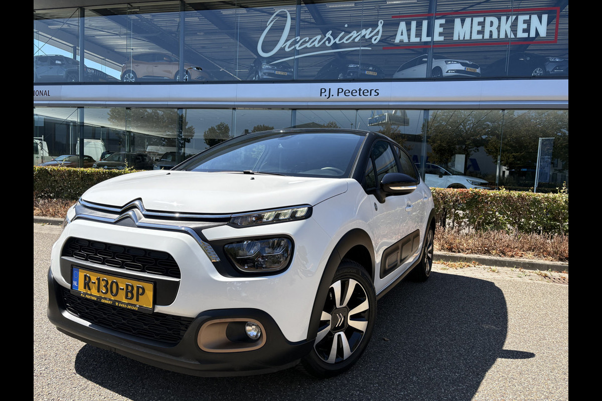 Citroën C3 1.2 PureTech C-Series Airco - Apple carplay - Bluetooth - Cruise control - Licht metalen velgen 16 inch - Navigatiesysteem - Radio - Stuur multifunctioneel - Led verlichting - Mistlampen - Start/stop systeem - Elektrische ramen - Extra getint glas achter