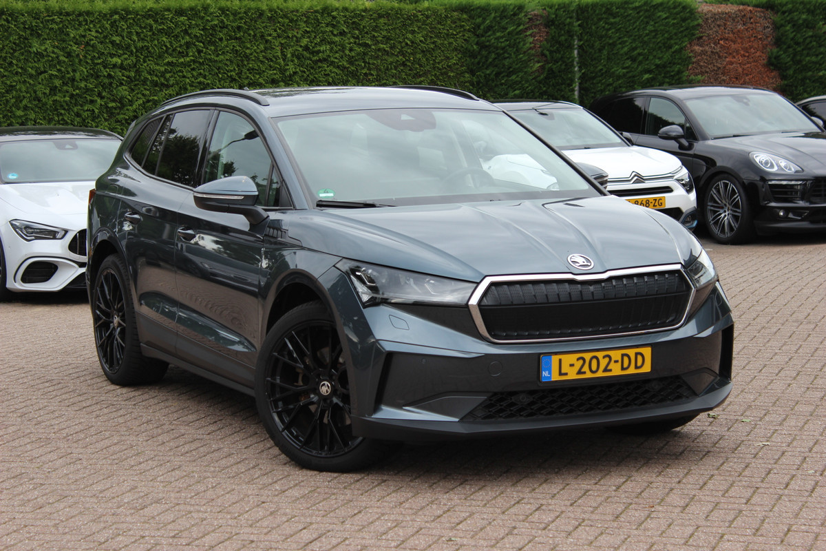 Škoda ENYAQ iV 60 First Edition / SoH 93,1% / Camera / CarPlay / Keyless / Matrix LED / 20'' / Dodehoek / Stoelverwarming / DAB / ACC
