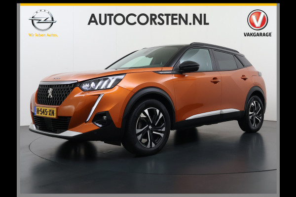 Peugeot 2008 131PK Automaat GT-Line 360°Camera Virtual Cockpit 3D-Navi Keyless Ecc Apple Carplay Android Auto Pdc Dodehoekbewaking Regen-Lichtsensor Cruise Control DAB+ Privacy Glas Lmv Led Isofix Lane Assist Bluetooth Dealeronderhouden Origineel Nederlandse Auto