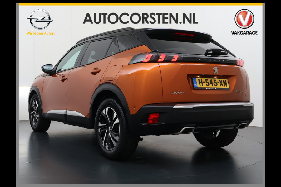 Peugeot 2008 131PK Automaat GT-Line 360°Camera Virtual Cockpit 3D-Navi Keyless Ecc Apple Carplay Android Auto Pdc Dodehoekbewaking Regen-Lichtsensor Cruise Control DAB+ Privacy Glas Lmv Led Isofix Lane Assist Bluetooth Dealeronderhouden Origineel Nederlandse Auto