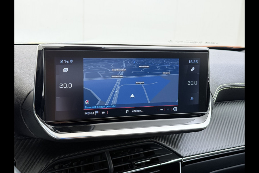 Peugeot 2008 131PK Automaat GT-Line 360°Camera Virtual Cockpit 3D-Navi Keyless Ecc Apple Carplay Android Auto Pdc Dodehoekbewaking Regen-Lichtsensor Cruise Control DAB+ Privacy Glas Lmv Led Isofix Lane Assist Bluetooth Dealeronderhouden Origineel Nederlandse Auto