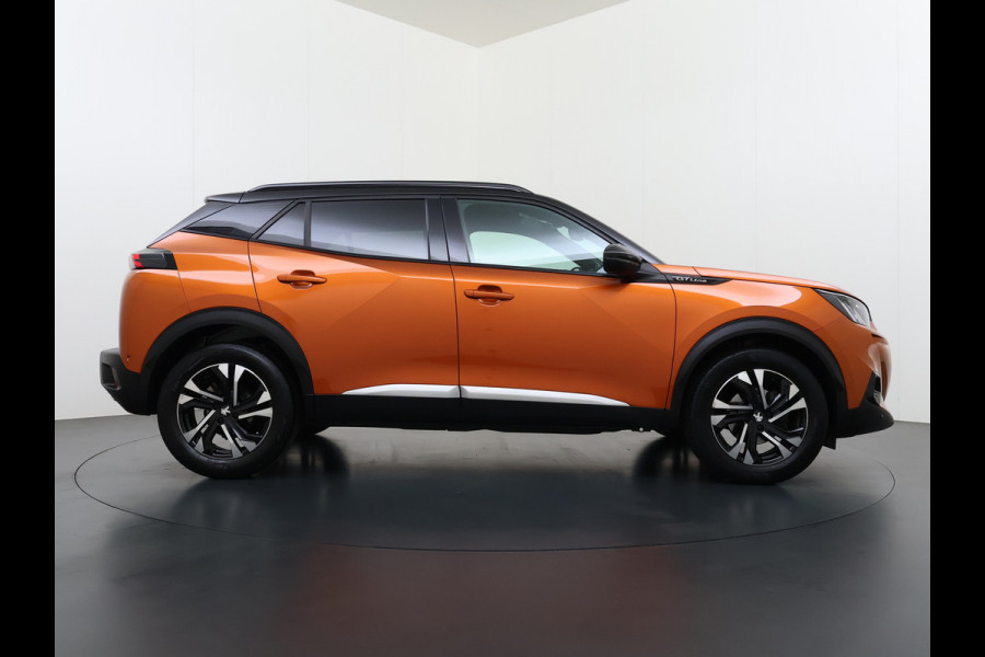Peugeot 2008 131PK Automaat GT-Line 360°Camera Virtual Cockpit 3D-Navi Keyless Ecc Apple Carplay Android Auto Pdc Dodehoekbewaking Regen-Lichtsensor Cruise Control DAB+ Privacy Glas Lmv Led Isofix Lane Assist Bluetooth Dealeronderhouden Origineel Nederlandse Auto