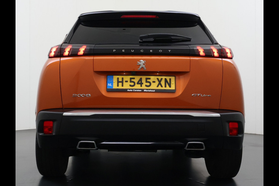 Peugeot 2008 131PK Automaat GT-Line 360°Camera Virtual Cockpit 3D-Navi Keyless Ecc Apple Carplay Android Auto Pdc Dodehoekbewaking Regen-Lichtsensor Cruise Control DAB+ Privacy Glas Lmv Led Isofix Lane Assist Bluetooth Dealeronderhouden Origineel Nederlandse Auto