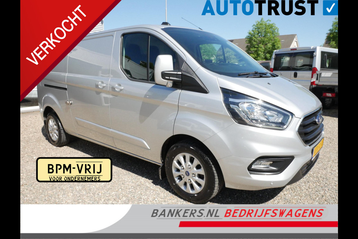 Ford Transit Custom 2.0TDCI 170PK L2 Automaat Limited Airco Camera 2 x Schuifdeur