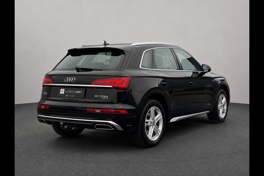 Audi Q5 50 TFSI e S-line | Trekhaak | Carplay | ACC | Stoelverwarming | Elektr. achterklep | DAB+ | LED