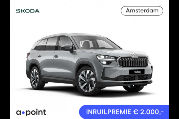Škoda Kodiaq 1.5 TSI PHEV Business Edition Plus | Panoramadak | Leder | Trekhaak | 360 camera | Light & View | Adaptief onderstel | Canton Sound |