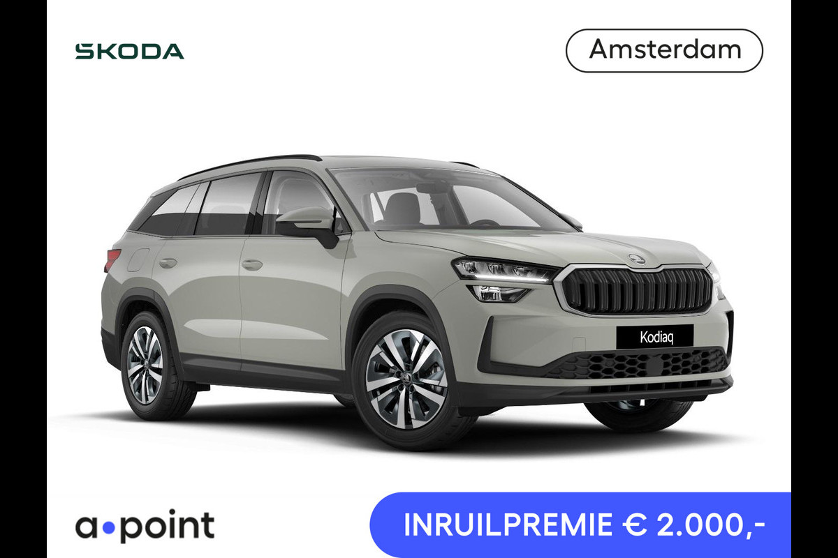 Škoda Kodiaq 1.5 TSI PHEV Edition 204 pk 6 versn. DSG | Sunset | Trekhaak | Panorama Dak |  18" lichtmetalen velgen Soira aero, zilver