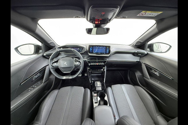 Peugeot e-208 EV GT350 SOH 98% Panoramadak Virtual Cockpit 360°Camera Keyless 3D-Navi Ecc Apple Carplay Android Auto Pdc Sensor dodehoek Regen-Lichtsensor Cruise Control Lmv Privacy Glas Isofix Led DAB Bluetooth 1e Eigenaar Dealeronderhouden Origineel Nederlandse Auto