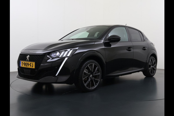 Peugeot e-208 EV GT350 SOH 98% Panoramadak Virtual Cockpit 360°Camera Keyless 3D-Navi Ecc Apple Carplay Android Auto Pdc Sensor dodehoek Regen-Lichtsensor Cruise Control Lmv Privacy Glas Isofix Led DAB Bluetooth 1e Eigenaar Dealeronderhouden Origineel Nederlandse Auto