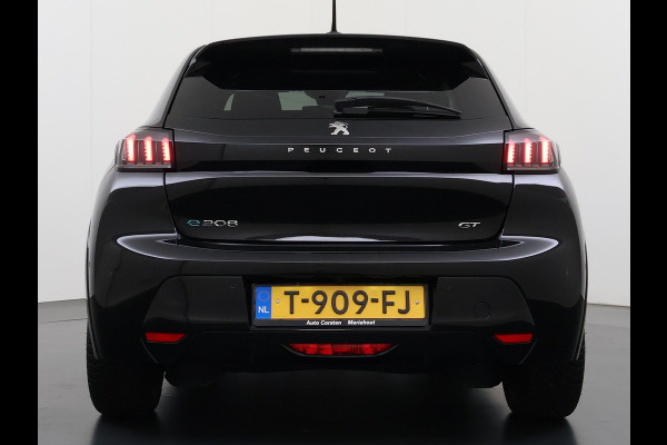 Peugeot e-208 EV GT350 SOH 98% Panoramadak Virtual Cockpit 360°Camera Keyless 3D-Navi Ecc Apple Carplay Android Auto Pdc Sensor dodehoek Regen-Lichtsensor Cruise Control Lmv Privacy Glas Isofix Led DAB Bluetooth 1e Eigenaar Dealeronderhouden Origineel Nederlandse Auto