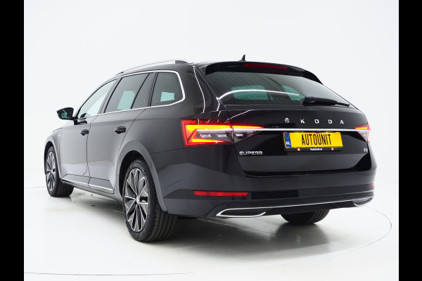 Škoda Superb Combi 1.4 TSI iV Laurin & Klement | Leder | Trekhaak | Massage | Canton | Keyless | Memory | Sfeerlicht | Carplay