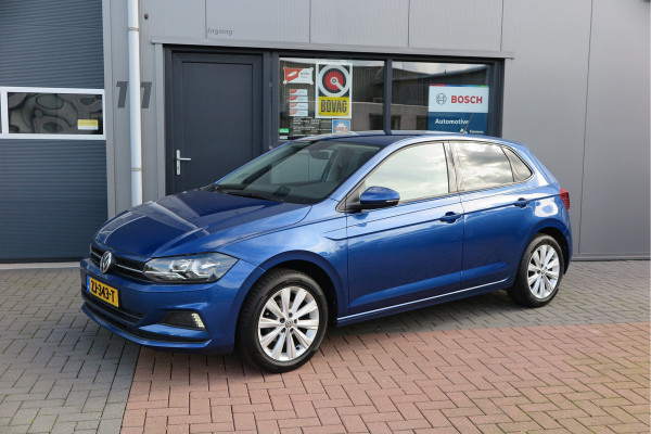 Volkswagen Polo 1.0 TSI 95pk Highline Trekhaak (afneembaar) , Stoelverwarming , PDC, Navi, Carplay, DAB+, Stuurwiel multifuntioneel, Cruisecontrol, Recent onderhouden , historie volledig hier bekend