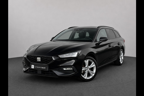 Seat Leon Sportstourer 1.0 eTSI FR | Carplay | Virtual | DAB+ | Navi | Sfeerverlichting | Dealer onderhouden | Allseason banden