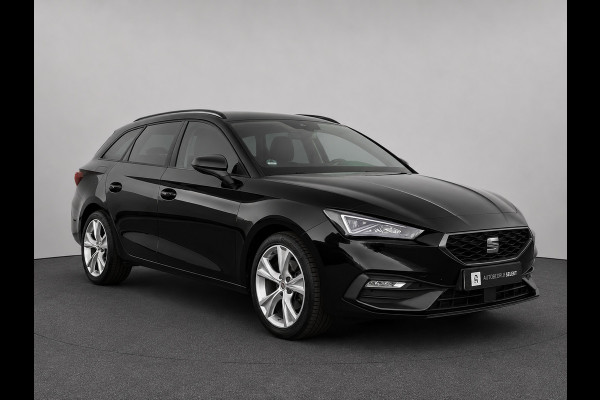 Seat Leon Sportstourer 1.0 eTSI FR | Carplay | Virtual | DAB+ | Navi | Sfeerverlichting | Dealer onderhouden | Allseason banden