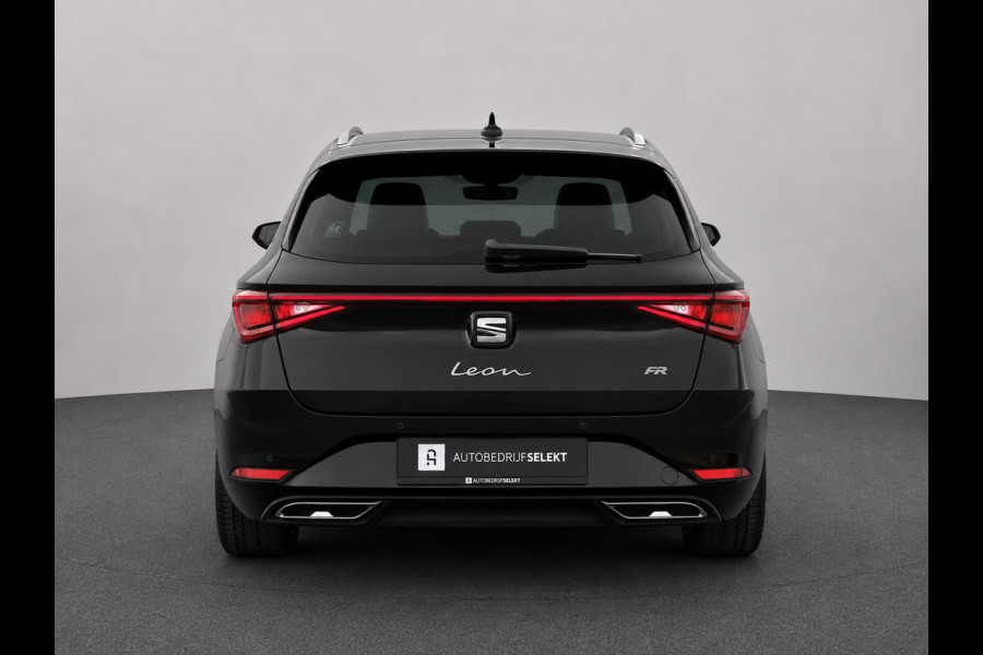 Seat Leon Sportstourer 1.0 eTSI FR | Carplay | Virtual | DAB+ | Navi | Sfeerverlichting | Dealer onderhouden | Allseason banden