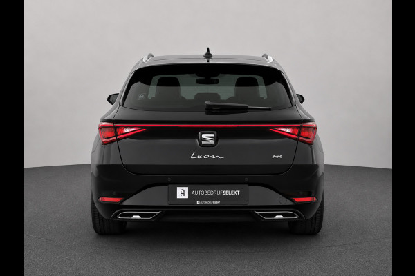 Seat Leon Sportstourer 1.0 eTSI FR | Carplay | Virtual | DAB+ | Navi | Sfeerverlichting | Dealer onderhouden | Allseason banden