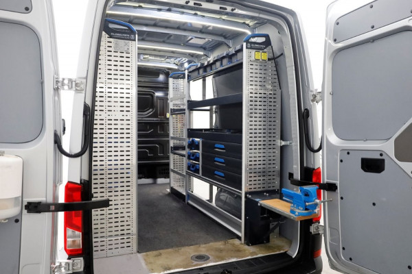 Volkswagen Crafter 35 2.0 TDI 140pk L3H3 (L2H2) Airco/Navi/Inrichting/230V 02-2021