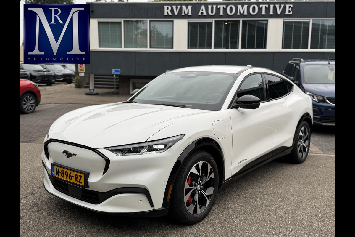 Ford Mustang Mach-E AWD 75 kWh SOH 93% ORIGINEEL NL AUTO MET NAP | B&O PREMIUM AUDIO | LEREN BEKLEDING | 360° CAMERA | ELEKTRISCHE STOELEN MET GEHEUGEN | TECHNOLOGY PACK | WINTERPAKKET | ADAPTIVE CRUISE CONTROL | DODEHOEKDETECTIE | FORD DEALER ONDERHOUDEN | ALL-IN PRIJS INCL. 12 MND BOVAG GARANTIE |