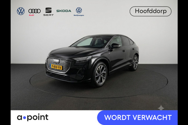 Audi Q4 Sportback e-tron 40 Launch edition Advanced 77 kWh 204 pk | SOH 96,17% | Navigatie | Warmtepomp | Parkeersensoren | Achteruitrijcamera | Adaptieve cruise control | Matrix LED koplampen |