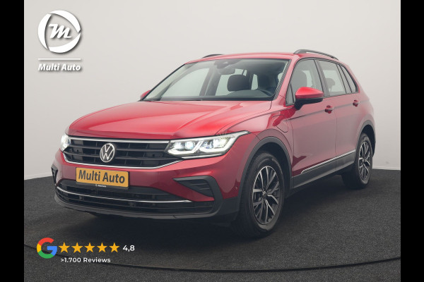 Volkswagen Tiguan 1.4 TSI eHybrid Elegance PHEV 245pk Dealer O.H. | SOH 90.3% | Adaptive Cruise | IQ Light | Camera | Blis | Stoelen & Stuur Verwarmd | Apple Carplay | DAB | Navigatie | Lane Assist | 17"L.M | Plug In Hybrid