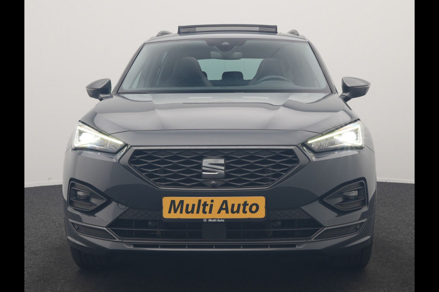 Seat Tarraco 1.4 TSI e-Hybrid FR Business Intense PHEV 245pk Dealer O.H. | Trekhaak Af Fabriek | Panodak | Adaptive Cruise | 360 Camera | Sportstoelen Memory & Verwarmd | Keyless | Blis | Stuur Verwarmd | Apple Carplay | Navigatie | DAB | 19" L.M | Plug In Hybrid