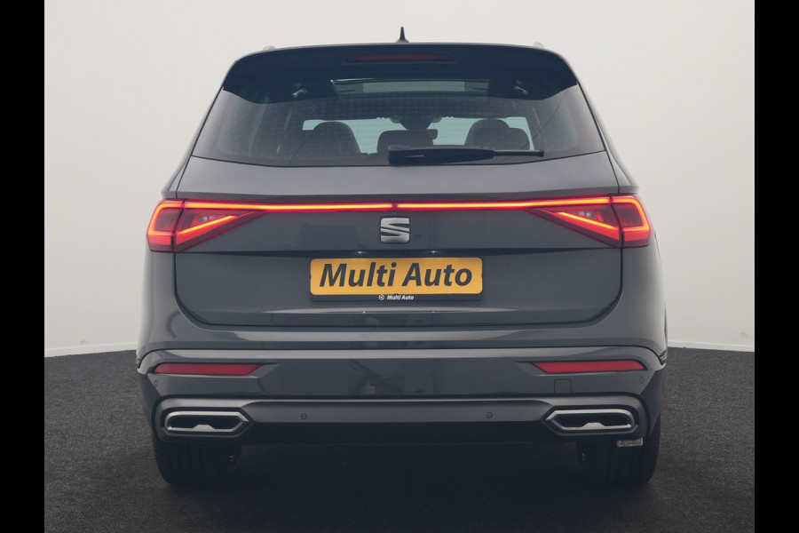 Seat Tarraco 1.4 TSI e-Hybrid FR Business Intense PHEV 245pk Dealer O.H. | Trekhaak Af Fabriek | Panodak | Adaptive Cruise | 360 Camera | Sportstoelen Memory & Verwarmd | Keyless | Blis | Stuur Verwarmd | Apple Carplay | Navigatie | DAB | 19" L.M | Plug In Hybrid