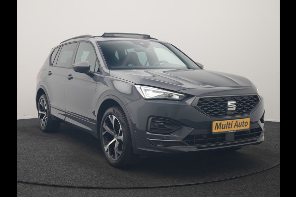 Seat Tarraco 1.4 TSI e-Hybrid FR Business Intense PHEV 245pk Dealer O.H. | Trekhaak Af Fabriek | Panodak | Adaptive Cruise | 360 Camera | Sportstoelen Memory & Verwarmd | Keyless | Blis | Stuur Verwarmd | Apple Carplay | Navigatie | DAB | 19" L.M | Plug In Hybrid