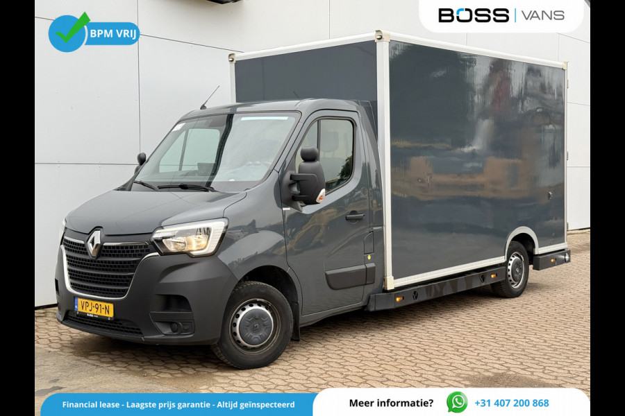 Renault Master Plancher T35 2.3 DCI 150PK Automaat Bakwagen Airco Cruise Control Camera Parkeersensoren Foodtruck Meubelbak Frietkar Paardenwagen