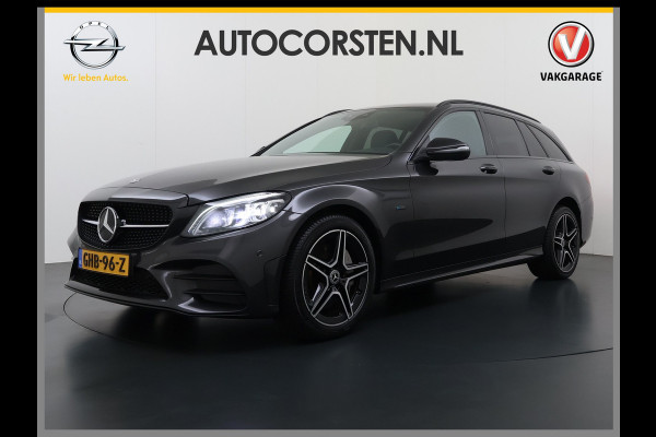 Mercedes-Benz C-Klasse Estate 300De Diesel Hybride 306pk - 700Nm! AUT-9 AMG Limited Trekhaak Apple Carplay Android Auto Elek.Stoelen+Verwarmd Navi Ecc  SOH 97% Solution Business Elek.Achterklep Led Privacy Glas Lmv 18" Night-pakket 1800kg trekvermogen!