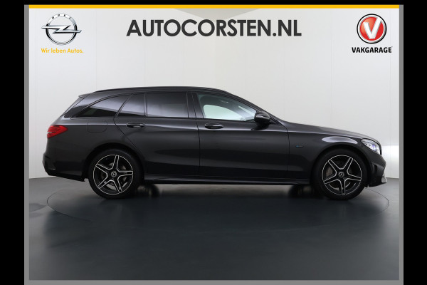 Mercedes-Benz C-Klasse Estate 300De Diesel Hybride 306pk - 700Nm! AUT-9 AMG Limited Trekhaak Apple Carplay Android Auto Elek.Stoelen+Verwarmd Navi Ecc  SOH 97% Solution Business Elek.Achterklep Led Privacy Glas Lmv 18" Night-pakket 1800kg trekvermogen!