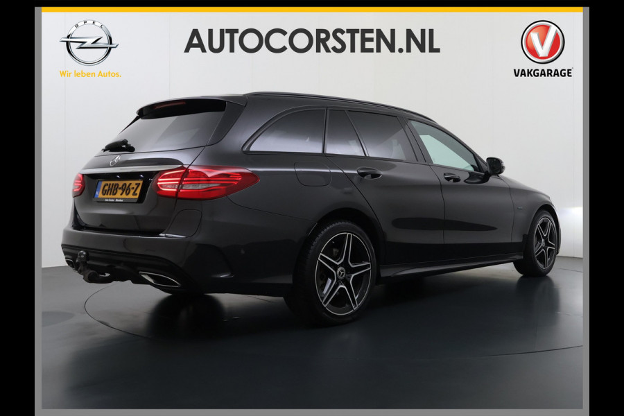 Mercedes-Benz C-Klasse Estate 300De Diesel Hybride 306pk - 700Nm! AUT-9 AMG Limited Trekhaak Apple Carplay Android Auto Elek.Stoelen+Verwarmd Navi Ecc  SOH 97% Solution Business Elek.Achterklep Led Privacy Glas Lmv 18" Night-pakket 1800kg trekvermogen!