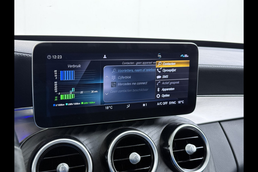 Mercedes-Benz C-Klasse Estate 300De Diesel Hybride 306pk - 700Nm! AUT-9 AMG Limited Trekhaak Apple Carplay Android Auto Elek.Stoelen+Verwarmd Navi Ecc  SOH 97% Solution Business Elek.Achterklep Led Privacy Glas Lmv 18" Night-pakket 1800kg trekvermogen!