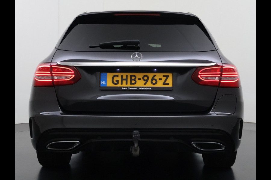 Mercedes-Benz C-Klasse Estate 300De Diesel Hybride 306pk - 700Nm! AUT-9 AMG Limited Trekhaak Apple Carplay Android Auto Elek.Stoelen+Verwarmd Navi Ecc  SOH 97% Solution Business Elek.Achterklep Led Privacy Glas Lmv 18" Night-pakket 1800kg trekvermogen!